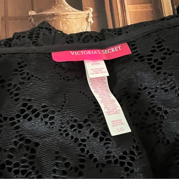 Victoria’s Secret Beach Swimsuit Coverup Black Size Large - Picture 2 of 7